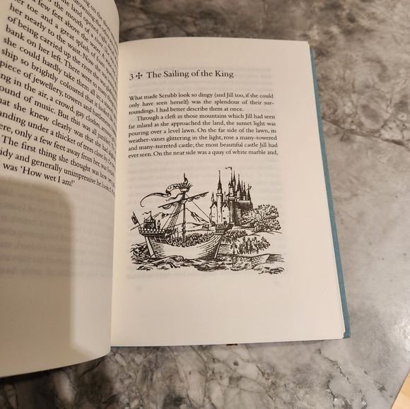 Folio Society C.S. Lewis The Chronicles of Narnia book Silver Chair Blue 2012 - Picture 7 of 9